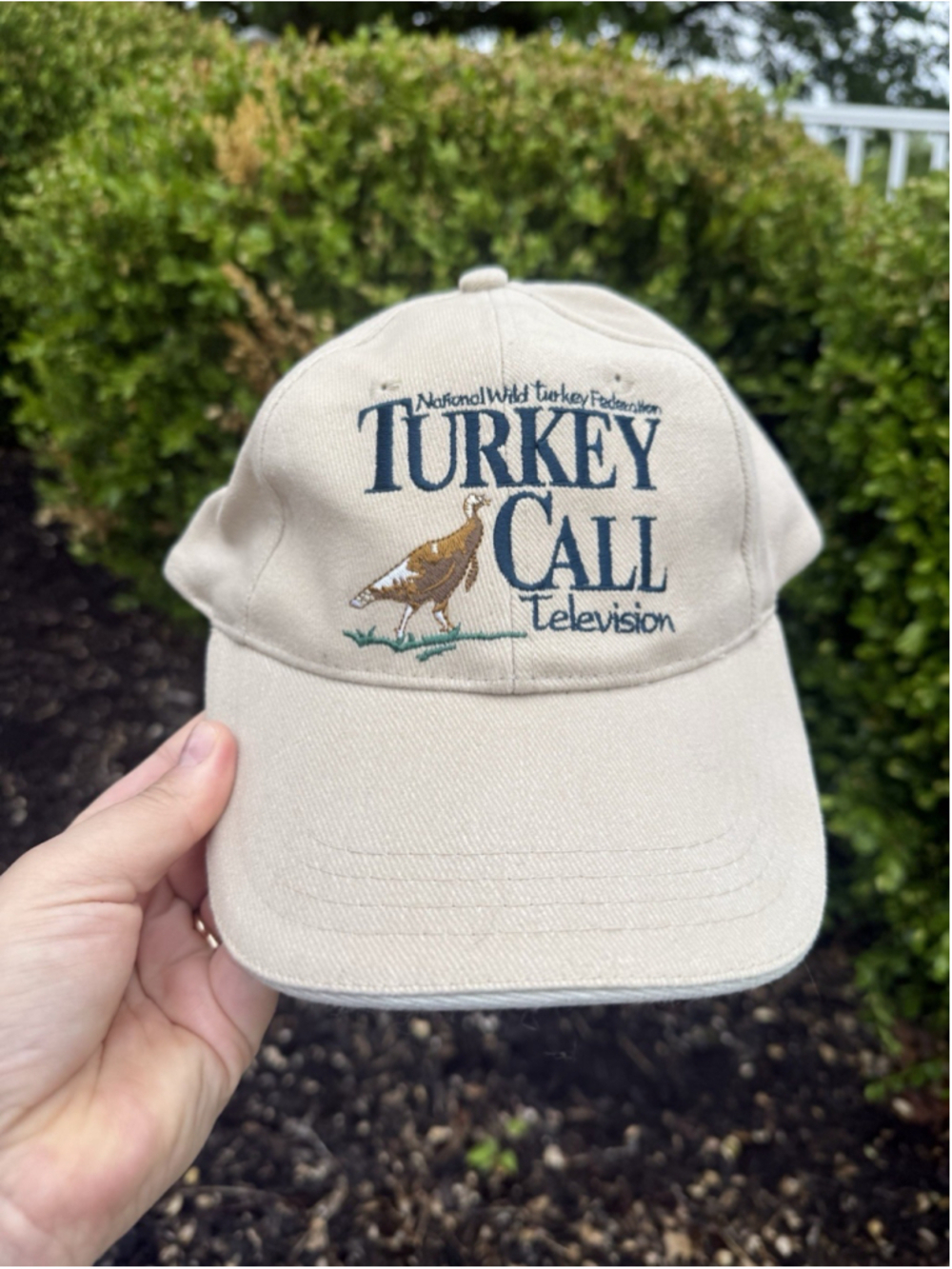 National Wild Turkey Federation NWTF Television Logo Embroidered Cap Hunting Hat